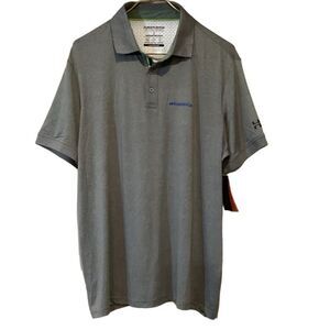 NWT Men’s Hawke & Co. Performance Sportswear Gray Large Polo